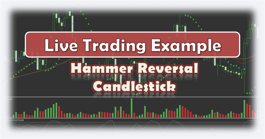 Hammer Candlestick - Live Forex Trading Example
