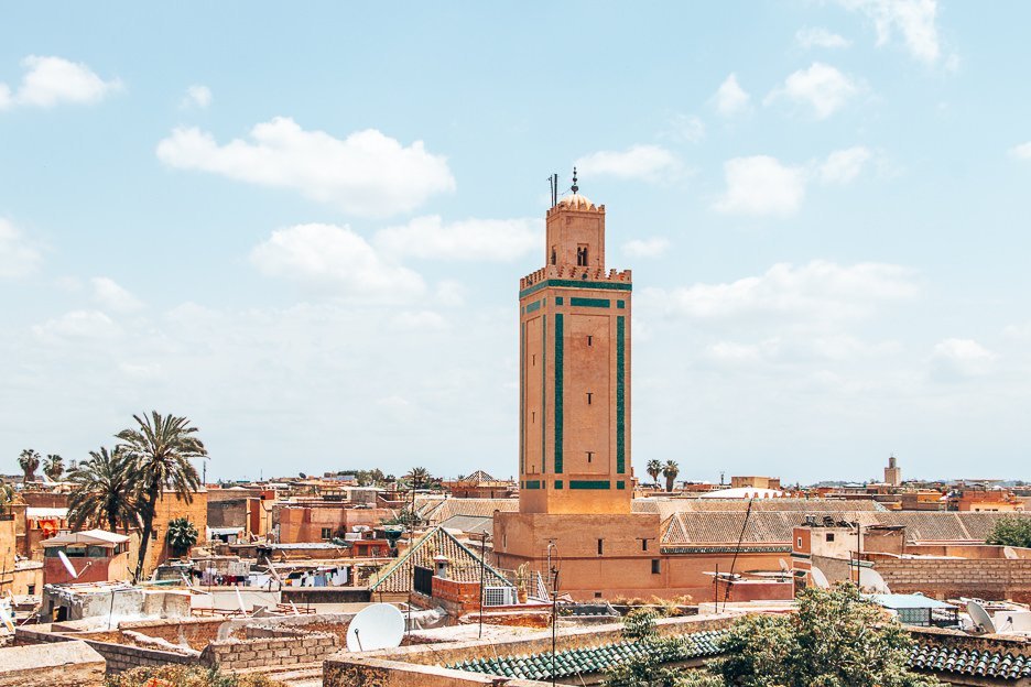 15 Important Things To Know Before You Travel To Morocco 10 L Rooftop view of Marrakech from Atay Cafe Restaurant Morocco