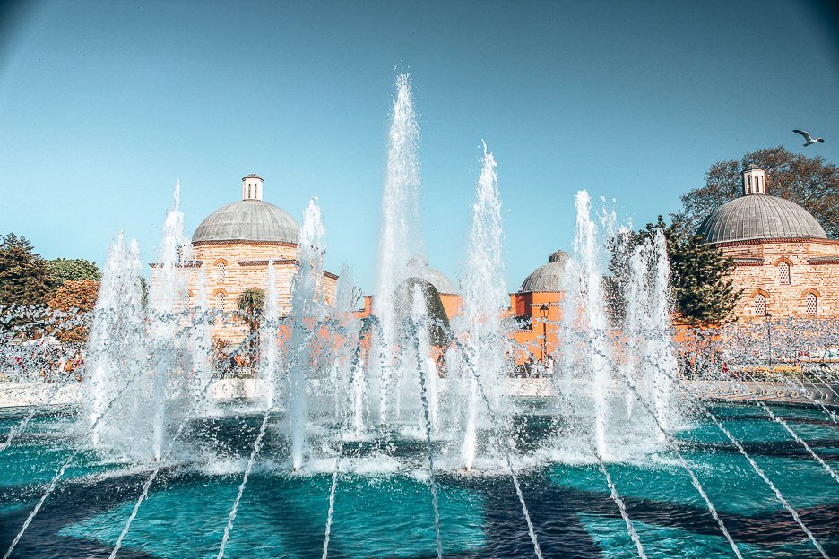 A Guide On How To Spend 4 Days In Istanbul 22 L Fountains outside the Hagia Sofia - Istanbul City Guide, Turkey