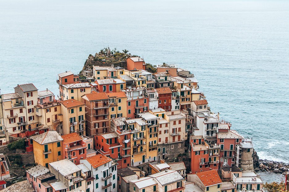 How To Spend 3 Days In Cinque Terre 1 L Orange, yellow and red houses of Manarola, Cinque Terre