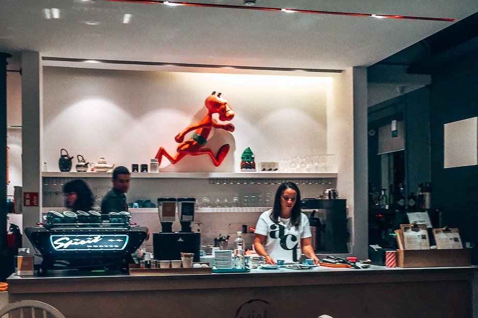 The Best Coffee In Lisbon 5 Cafes Not To Miss 5 L Baristas behind the counter at Wish Coffee, Lisbon Portugal