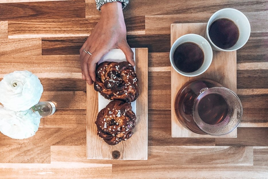 The Best Specialty Coffee In Amsterdam 10 Cafes You Should Visit 19 L Cinnamon scrolls and filter coffee at Scandinavian Embassy