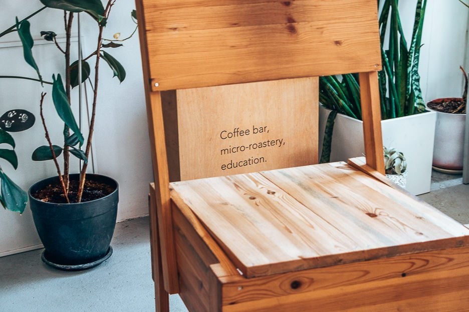 Vilnius Coffee Guide 5 Cafes You Need To Know 5 L Wooden and minimalist interiors at Crooked Nose & Stories, Vilnius
