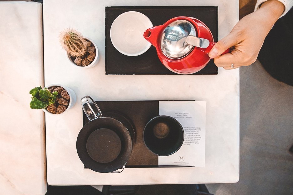 Where To Find Specialty Coffee Shops In Istanbul The 7 Cafes Should Visit 8 L Filter coffee and jasmine tea at Montag Coffee Roasters, Coffee in Istanbul