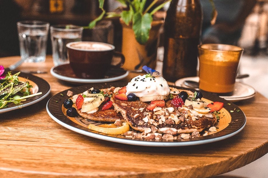 The Ultimate Byron Bay Travel Guide 5 L Buckwheat Banana Hotcakes at Folk Byron Bay