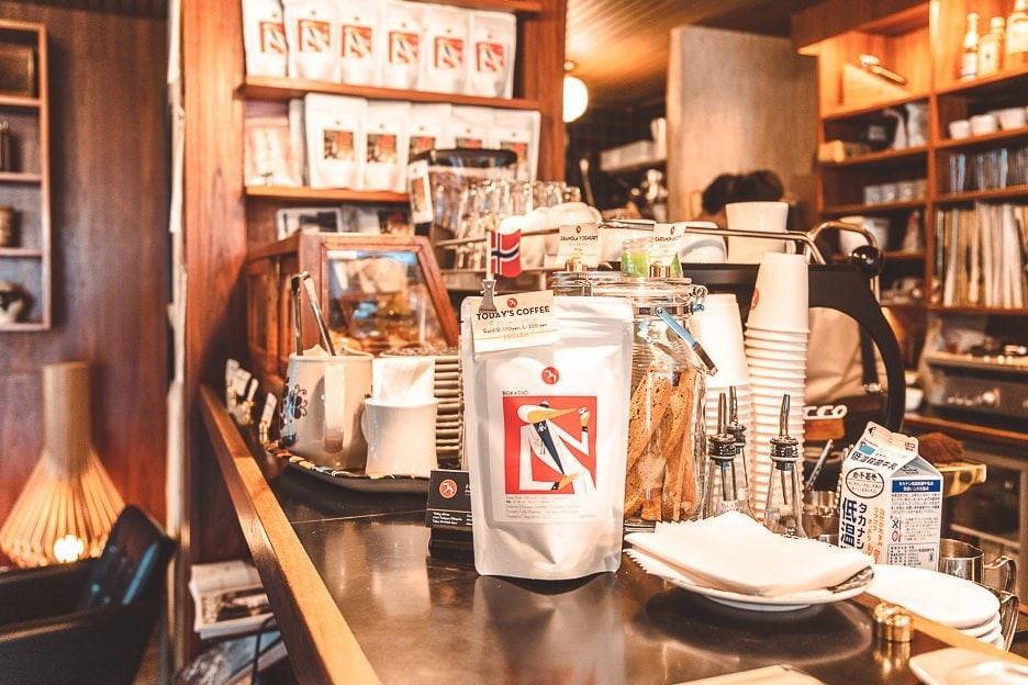 Tokyo Coffee Guide 24 L Coffee beans for sale at Fuglen Espresso Bar Shibuya | Best specialty coffee in Tokyo