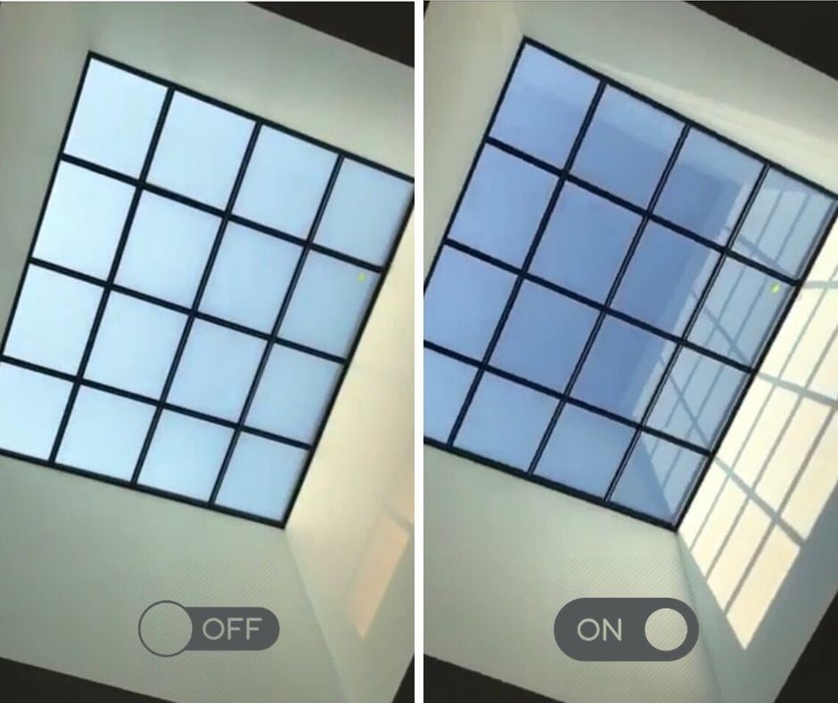 skyilght glass, privacy glass, switchable privacy glass, polyvision