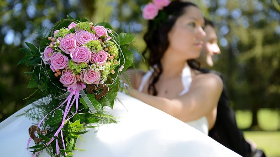 Hochzeitsfotograf Allgäu schöner Brautstrauß