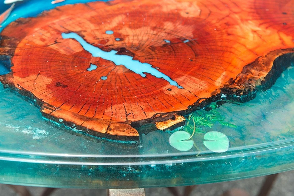 Anleitung Epoxidharz Tisch aus Holz selber machen
