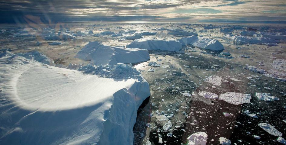 Aerial Glacier