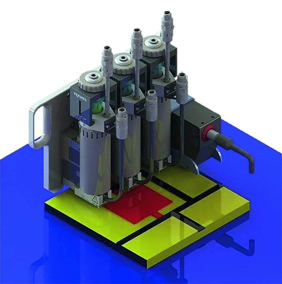 Schematic illustration of the micro-dosing systems