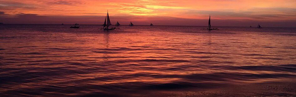 Superbe sunset, Buracay, Philippines