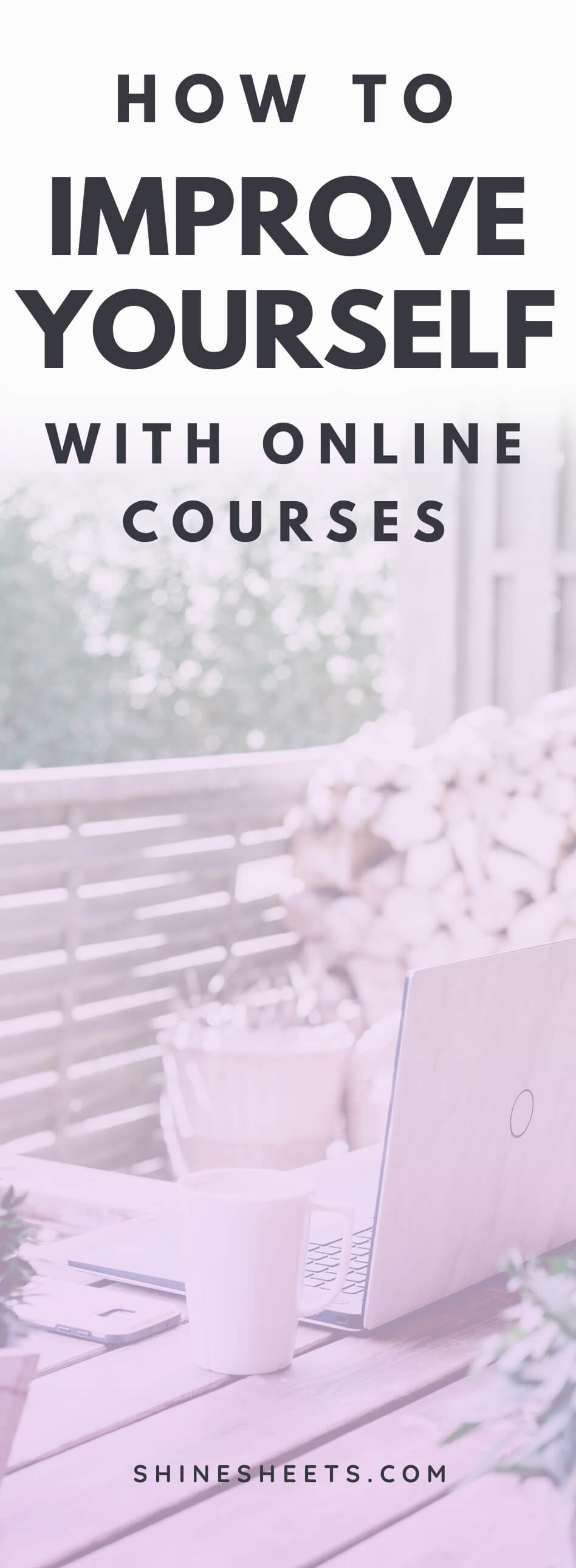 How to improve yourself with online courses