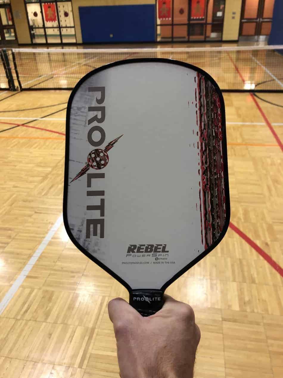 Rebel in Hand best pickleball paddles for spin