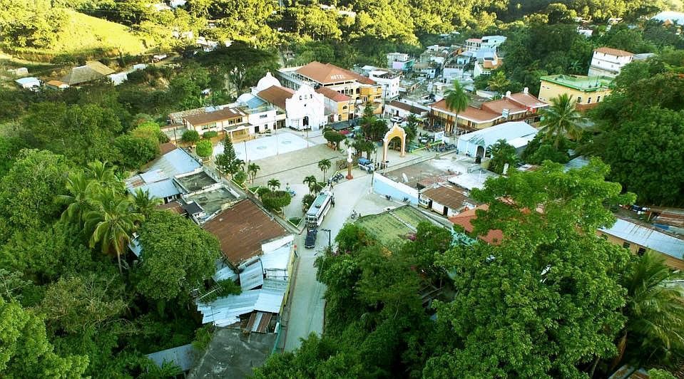 Vista aérea de Santa Cruz El Chol