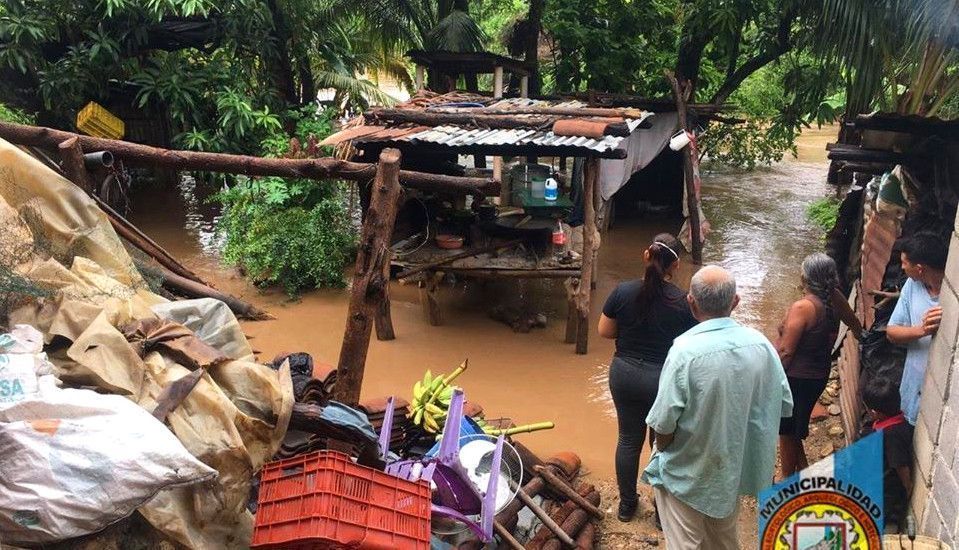 Vivienda inundada en Estanzuela
