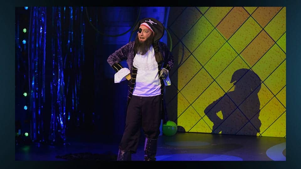 Tom Kenny as Patchy the Pirate in The SpongeBob Musical: Live on Stage