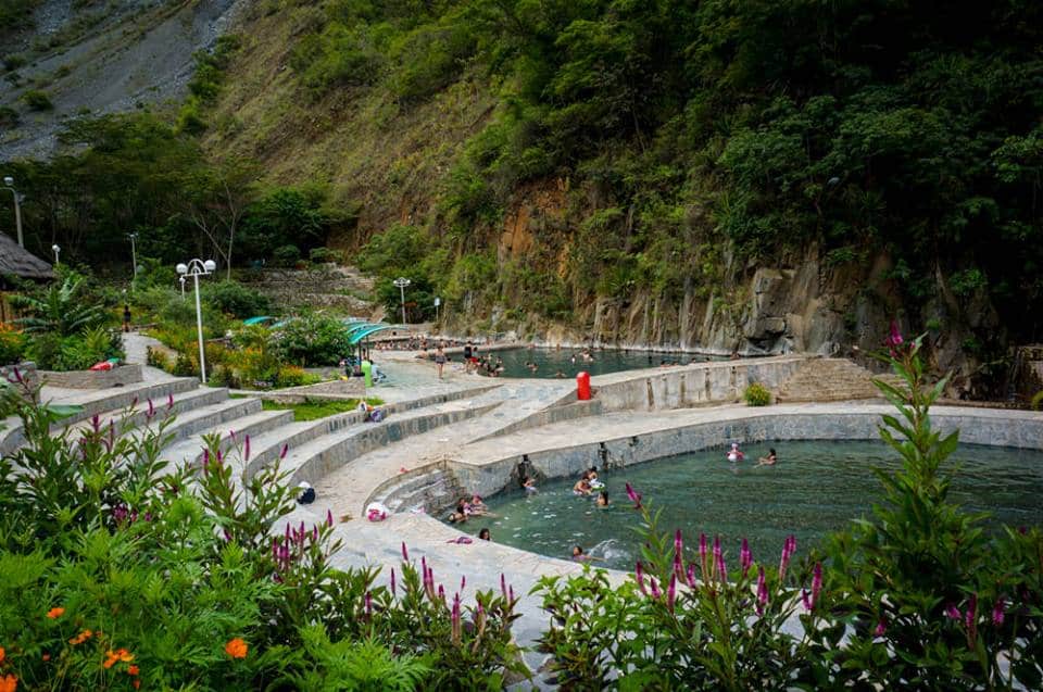 Hot springs on Machu Picchu adventure trek