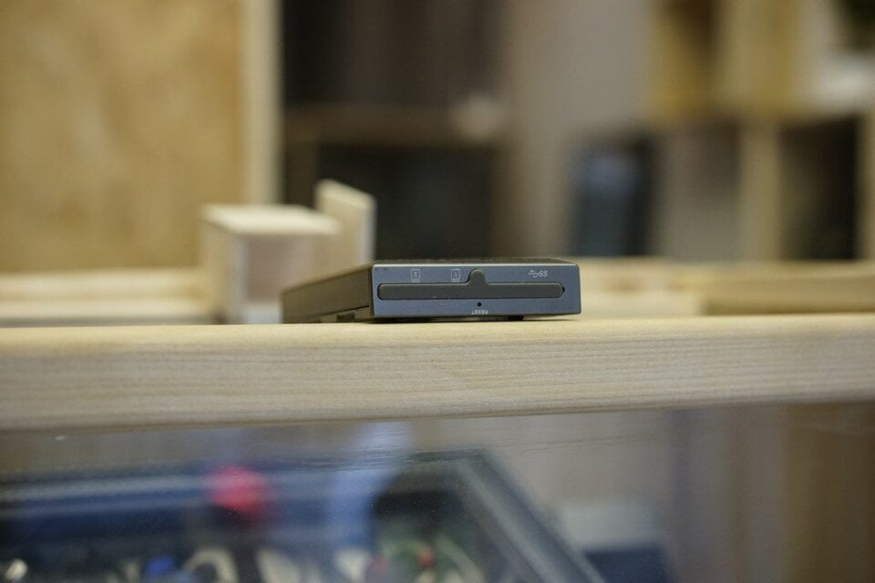 Le Cayin N5 dispose de deux slots micro-sd et une prise USB 3.0.