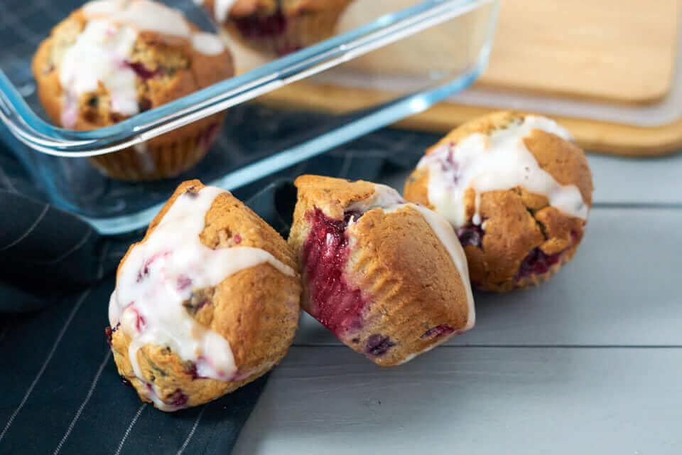 Bananen.Beeren-Muffins