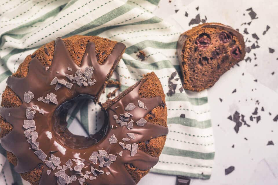 Schoko-Kirsch-Napfkuchen