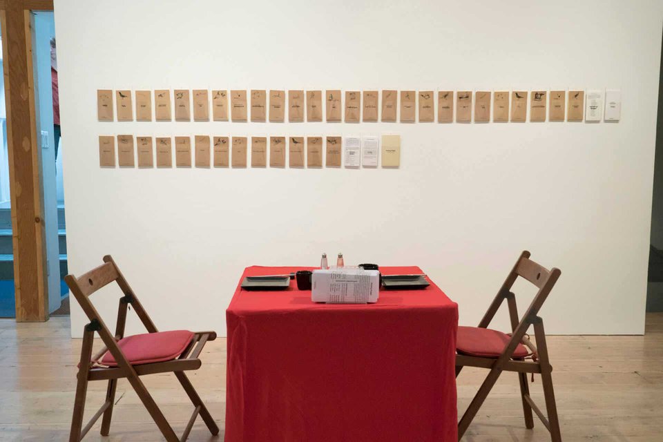 Haruko Okano. Homing Pidgin. 2006/2017. Installation view