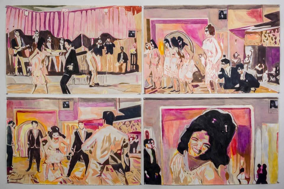 Jaan Pehchan Quadiptych - by Jagdeep Singh Raina