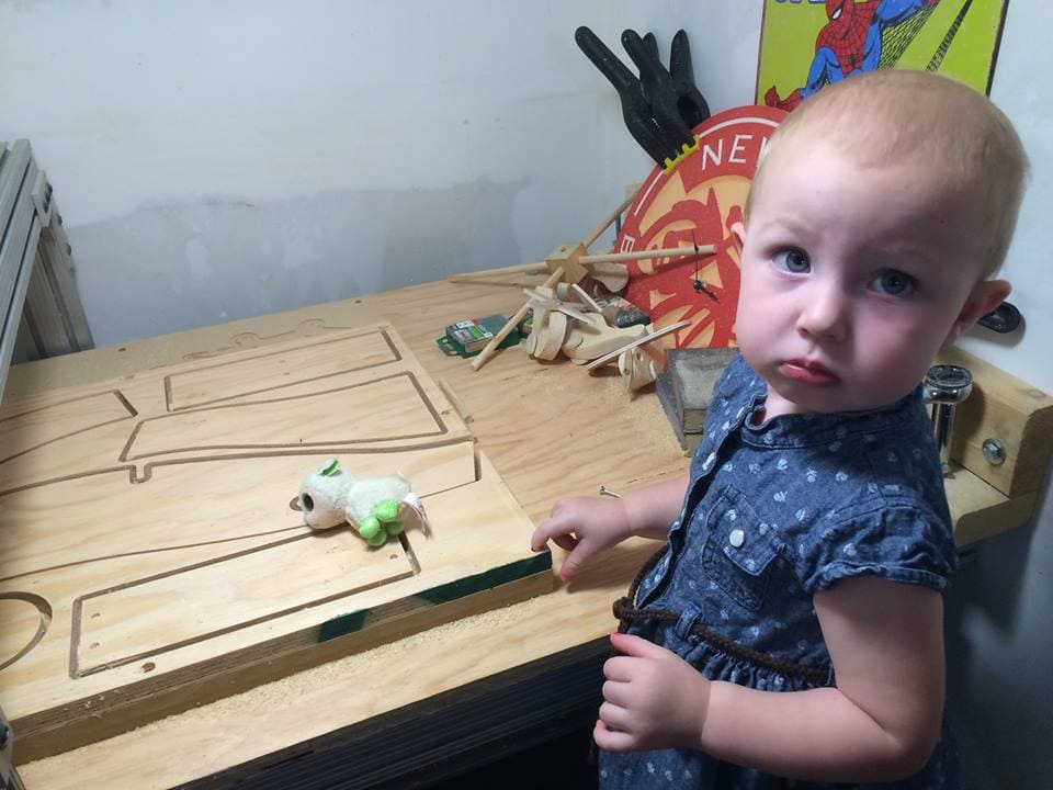 Hazel doesn't quite 'get' how it's going to be a horse yet...