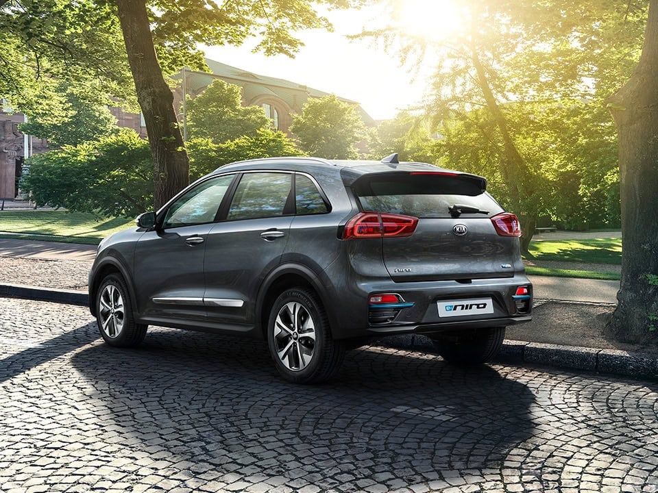 Vue latérale du Kia e-Niro