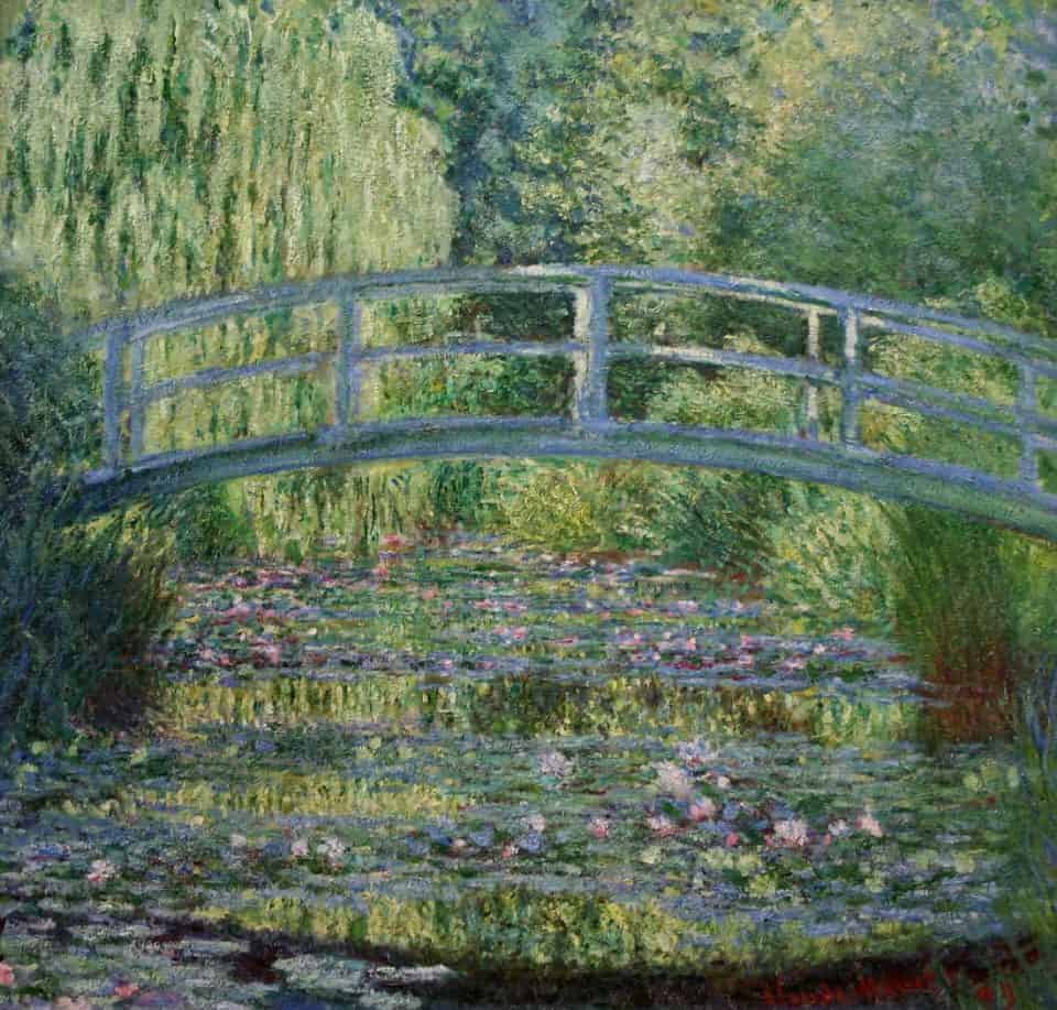 Claude Monet, o homem impressionista e um artista da natureza 5 Claude Monet - Le pont japonais sur le bassin aux nymphéas à Giverny