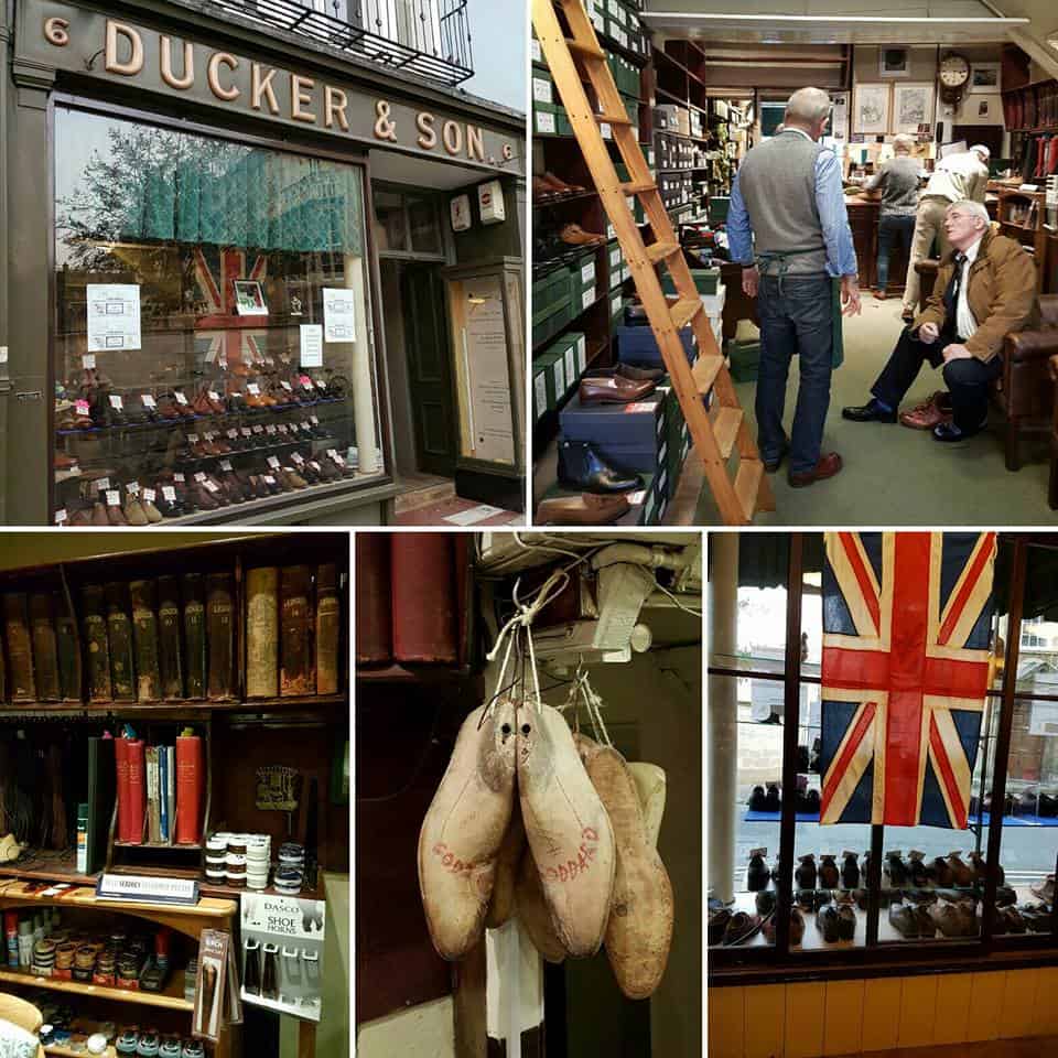 Old-fashioned British vengeance in Duckers premises. Image: Ascot Shoes