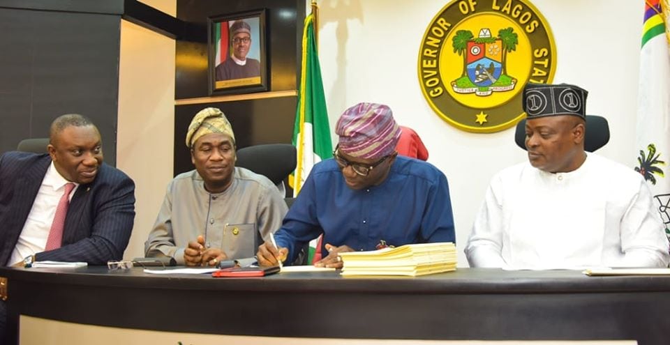Lagos signs 2020 budget