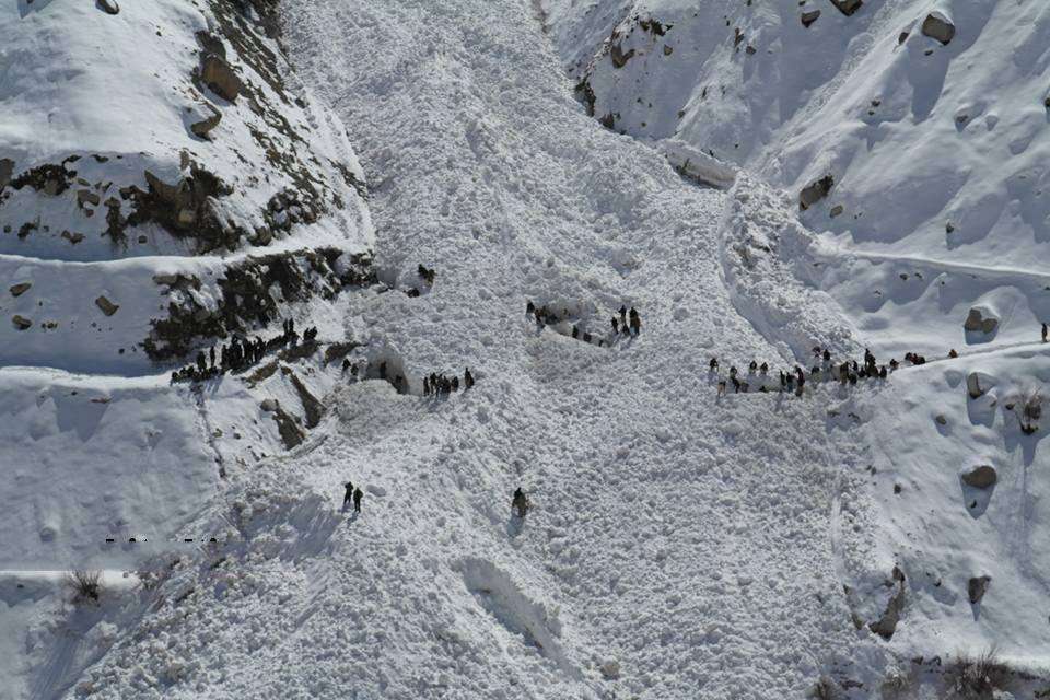 Chitral avalanche