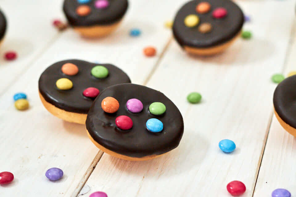 Mini-Amerikaner mit Smarties