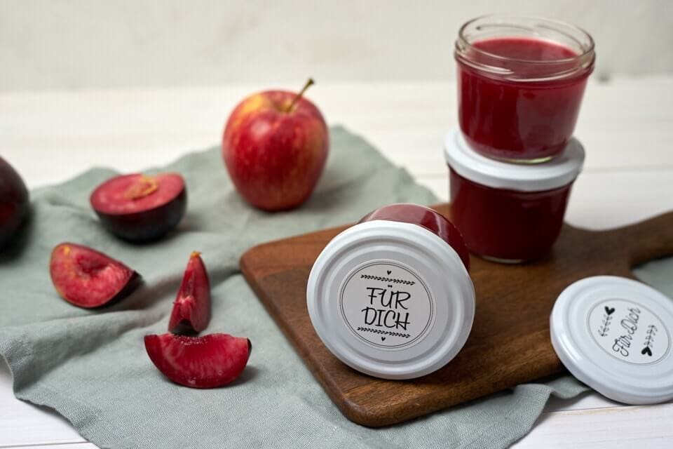 Apfel-Pflaumen-Marmelade