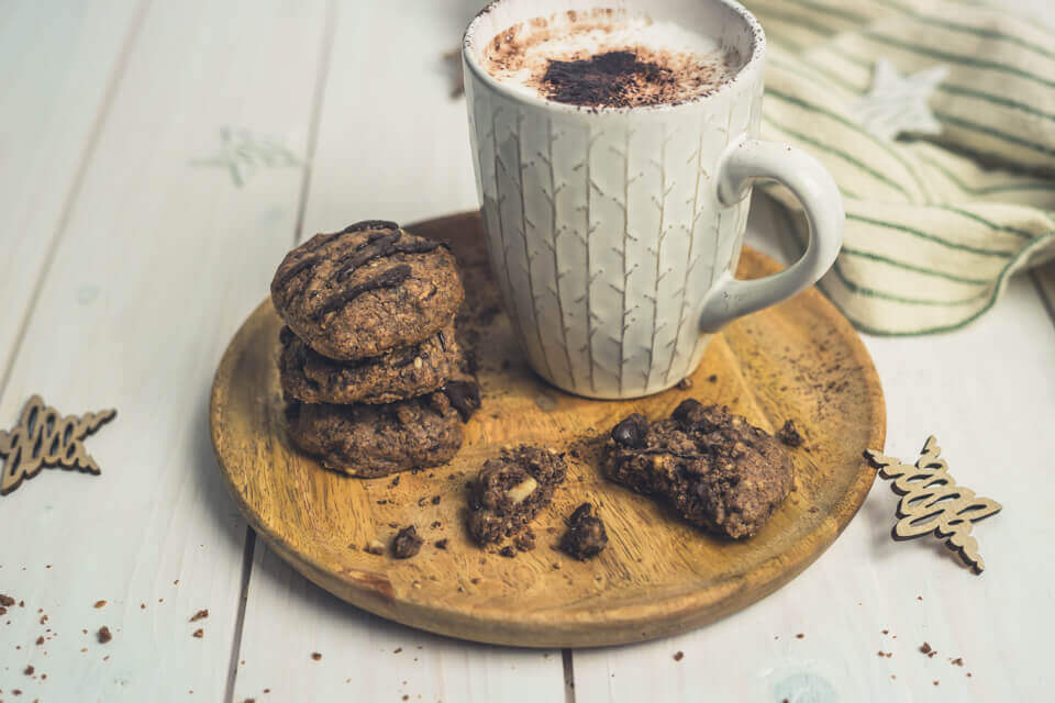 Haselnuss-Schoko-Cookies