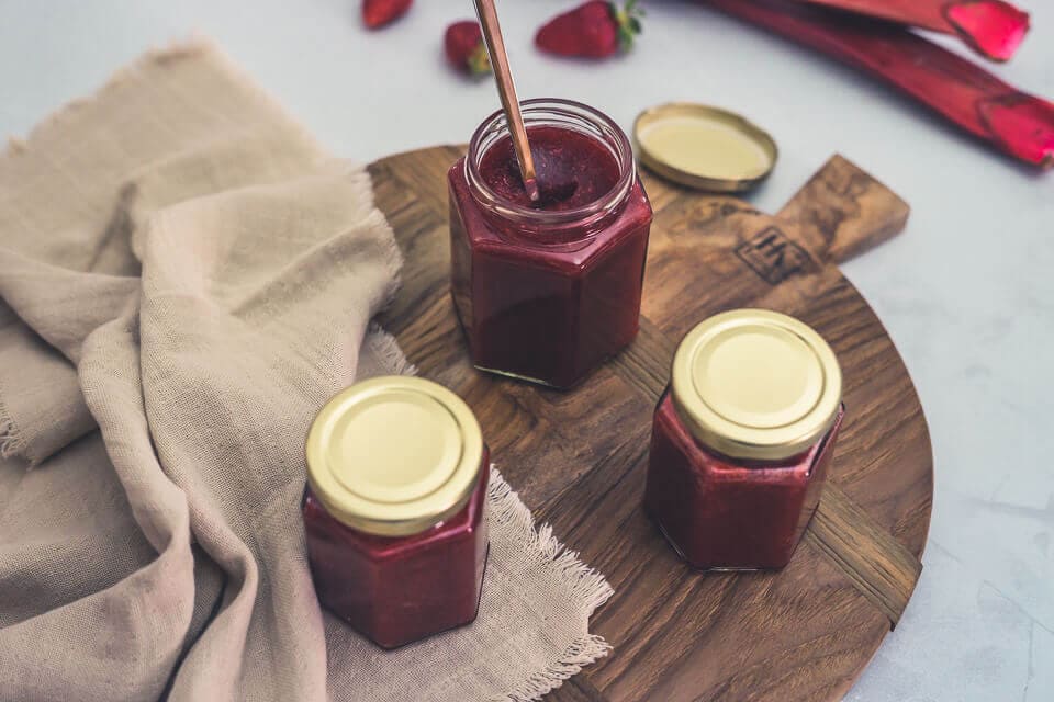 Erdbeer-Rhabarber-Marmelade