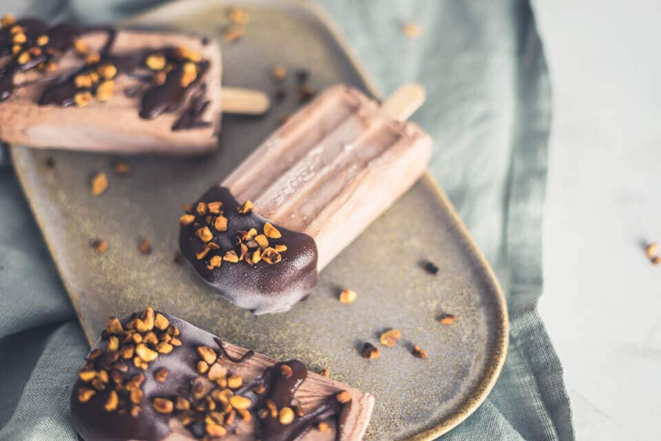 Schoko-Mandel-Popsicles