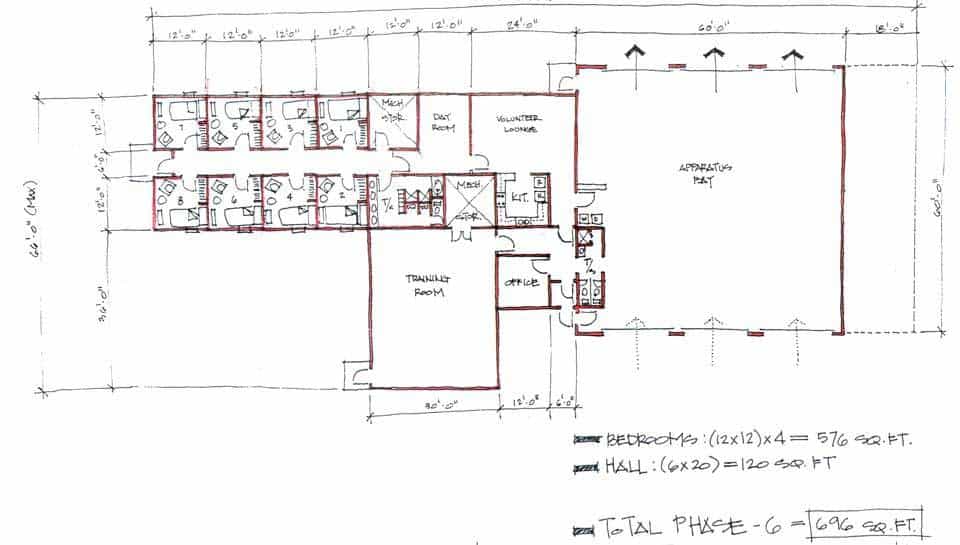 BCFPD-phase6 Boone County Fire Protection District modular design floor plan.