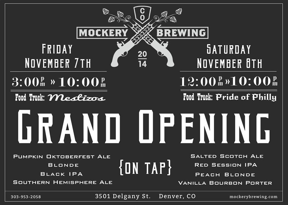 Mockery Brewing Grand Opening