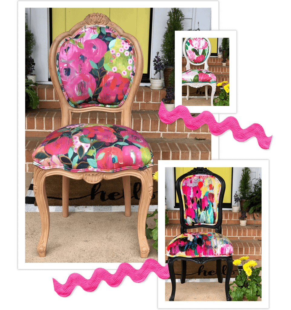 shop-spring spring themed upholstered chairs