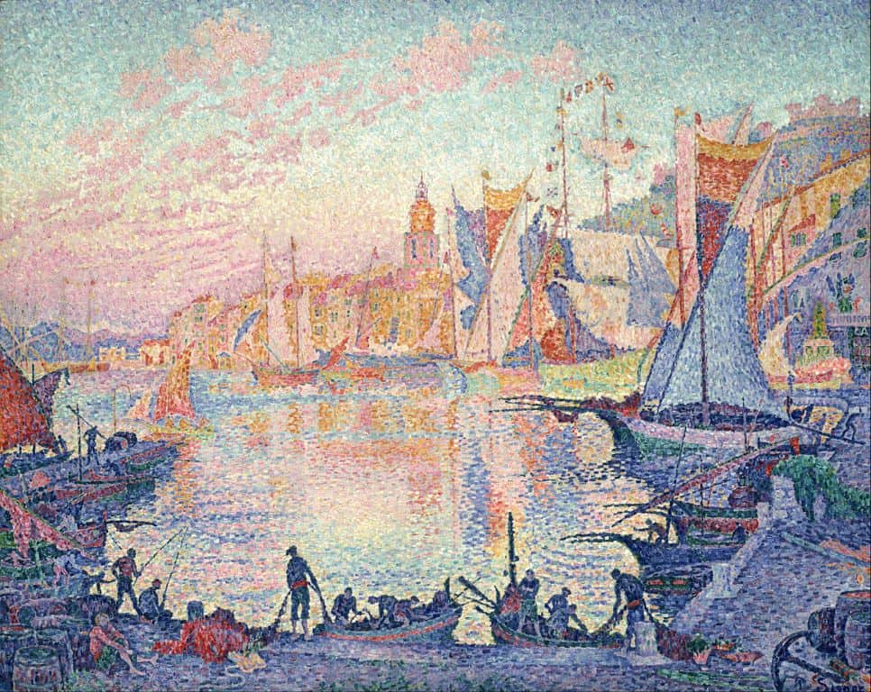 Синьяк, Поль: The Port of Saint-Tropez, 1902