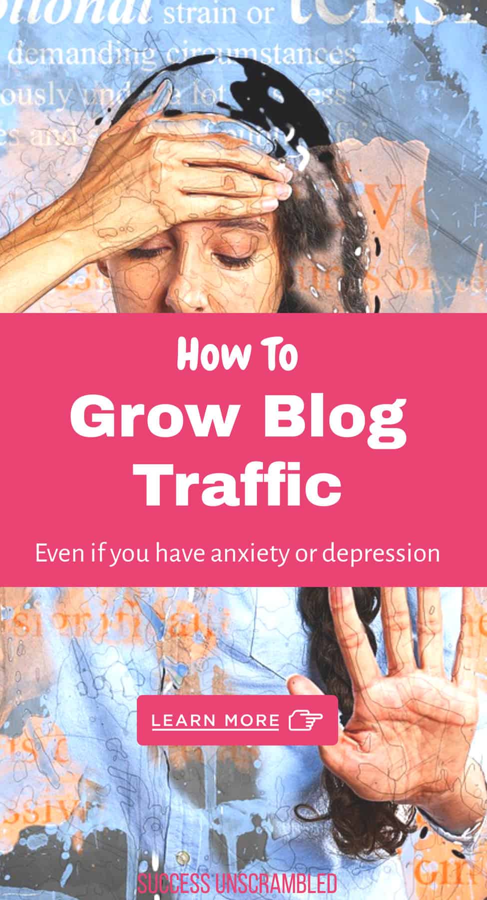 how to grow blog traffic even if you have anxiety and depression