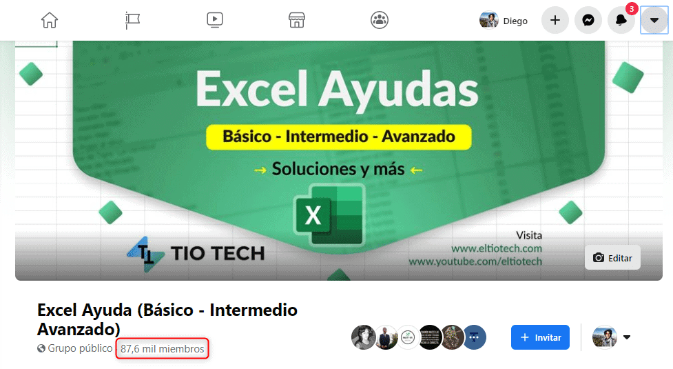 grupo de excel ayudas - preguntas y respuestas en facebook