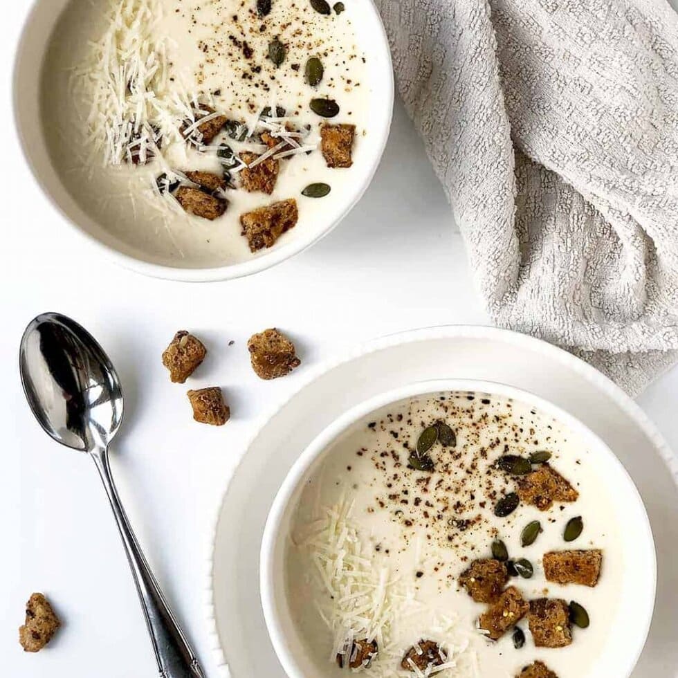 Cream of cauliflower soup