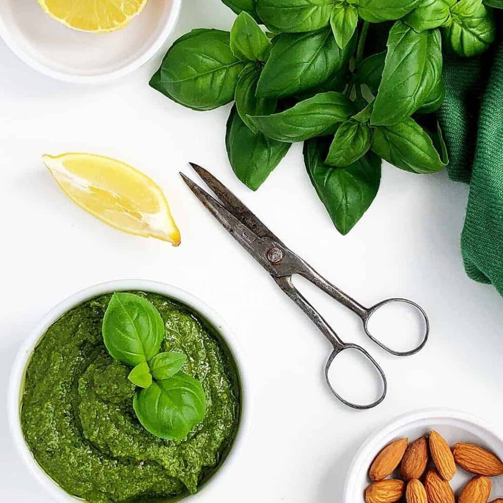 Easy Pesto with Almonds