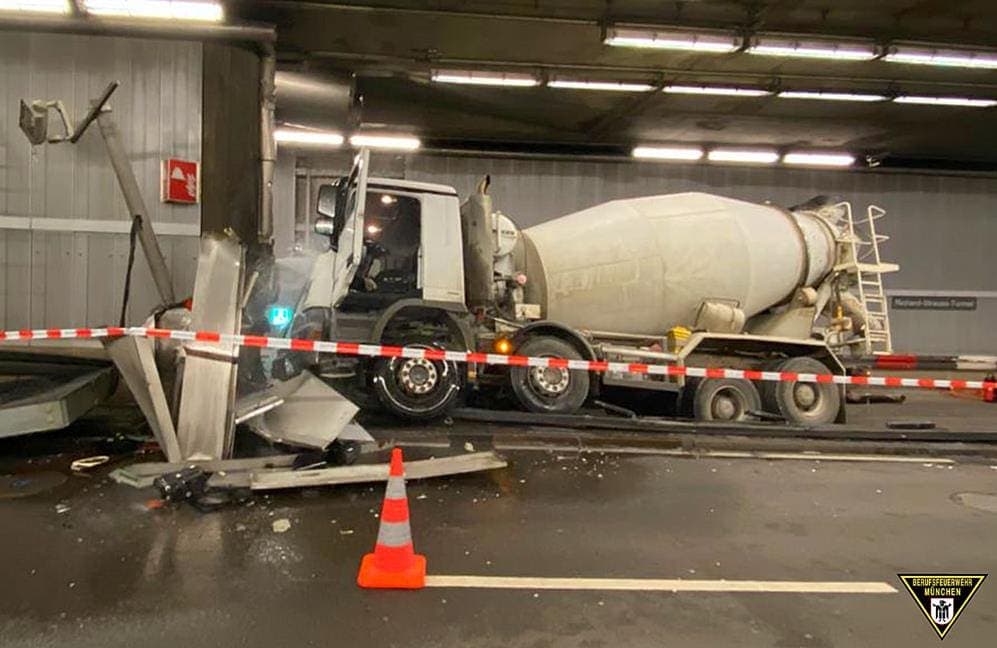 Betonmischer Richard-Strauß-Tunnel