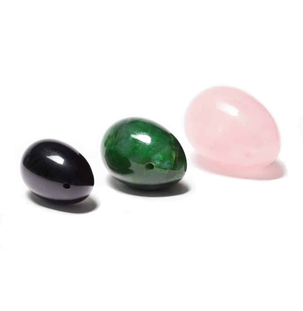 Three goddess yoni eggs from love stone