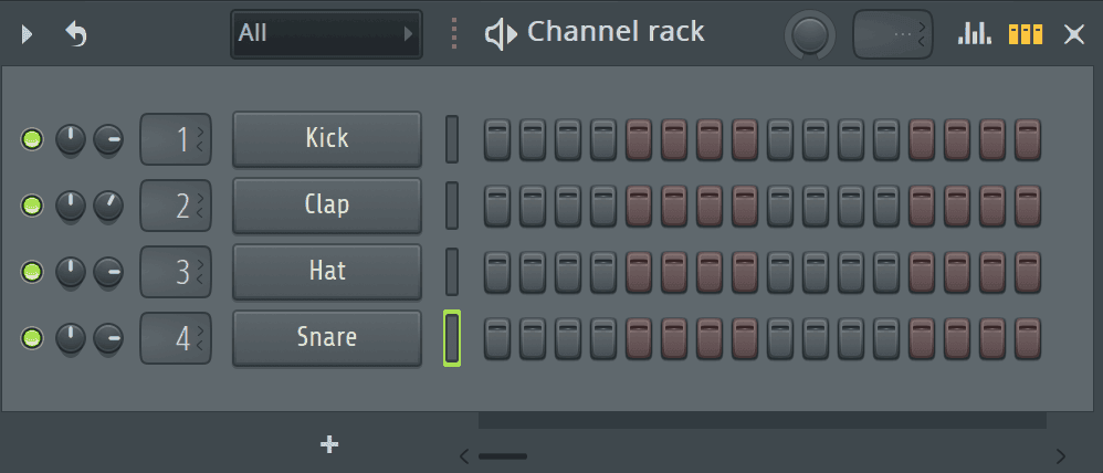 FL Studio Channel Rack