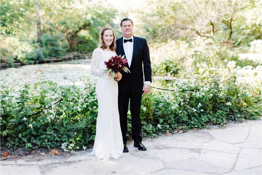 bride and groom looking straight to the camera chicago wedding pictures